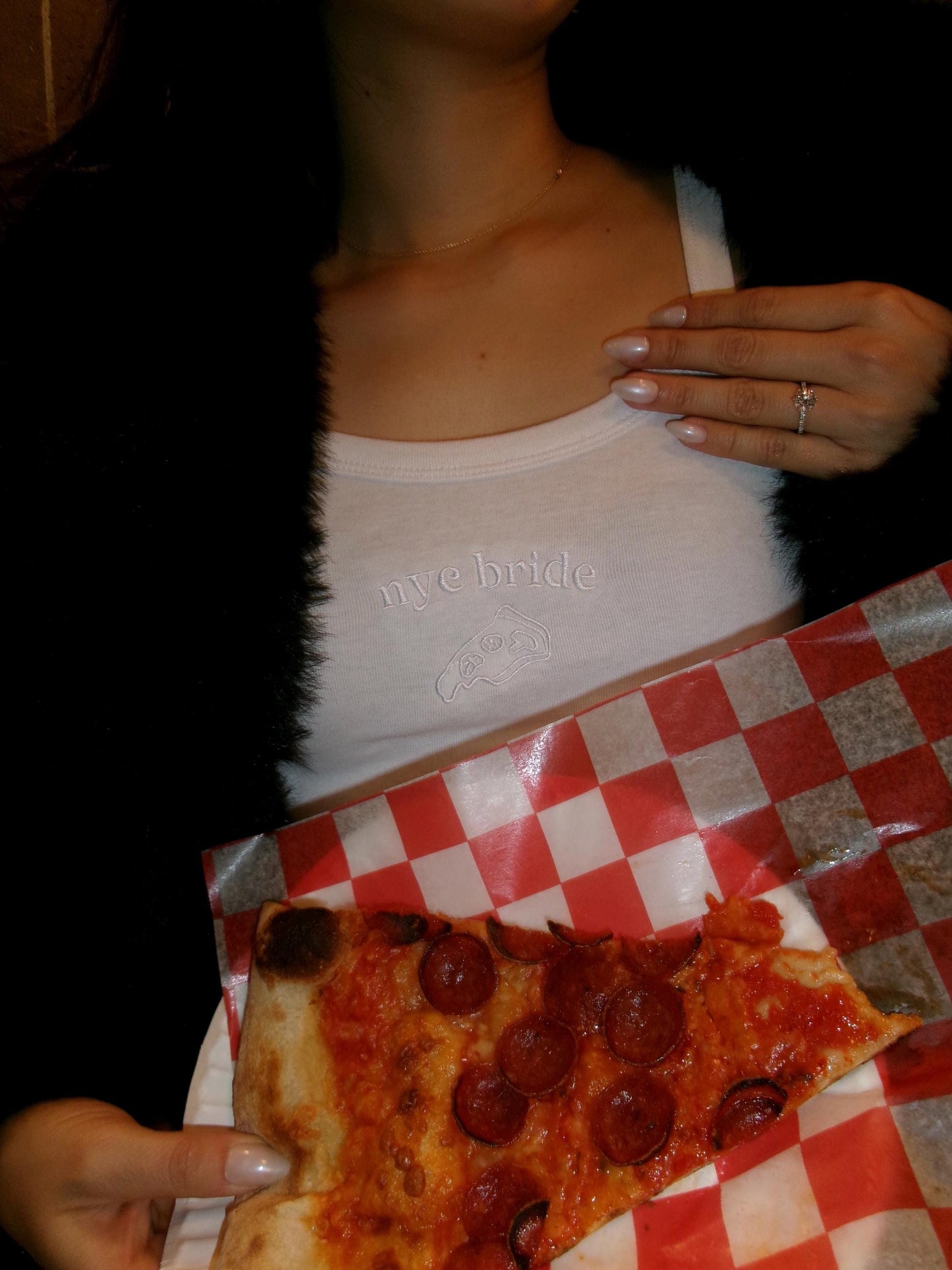 Embroidered Bridal Tank – NYC