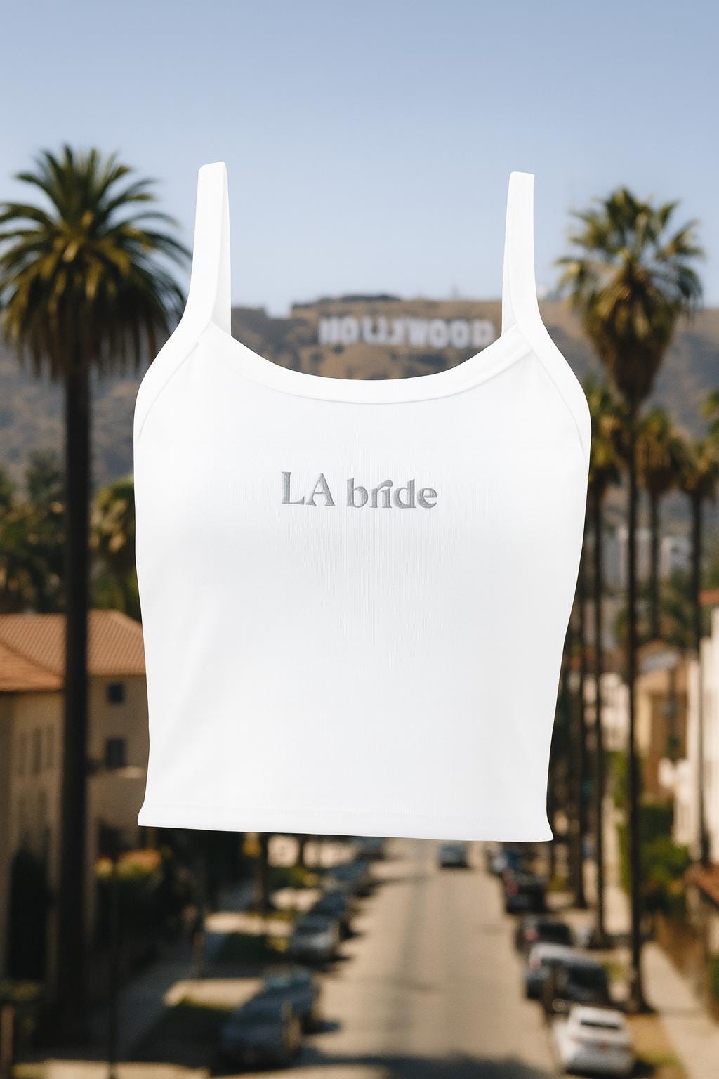 Embroidered Bridal Tank – LA