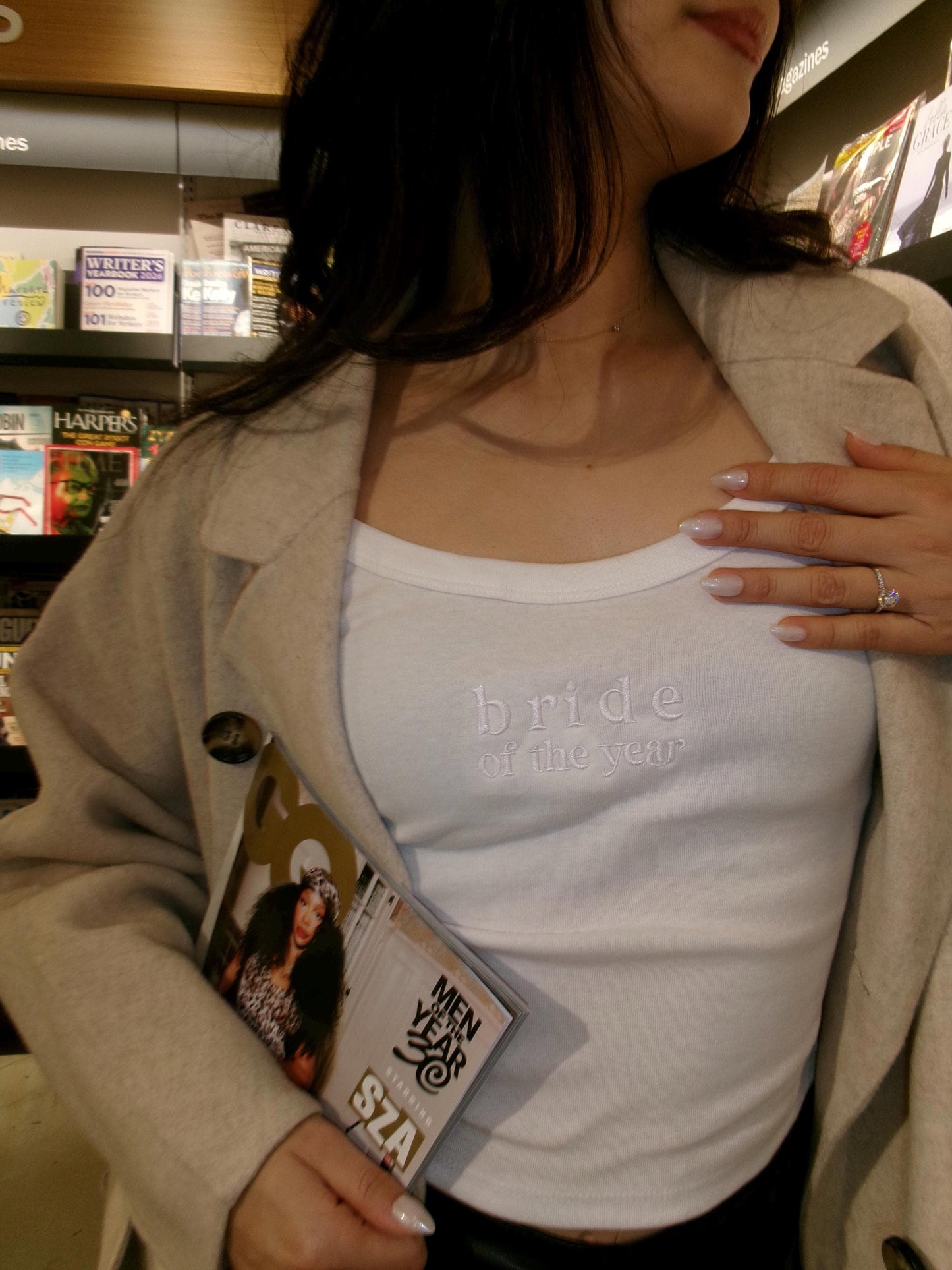 Embroidered “MOH of the Year” Bridal Tank Top