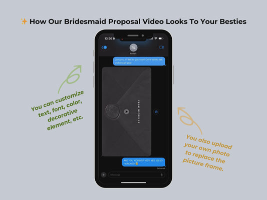 Disco Bridesmaid Proposal – Editable Canva Template